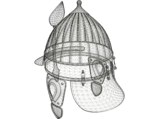 Otoman Helmet 3D Model preview