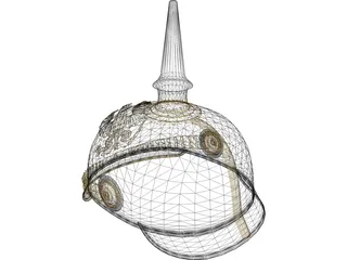 Prussian Helmet 3D Model preview