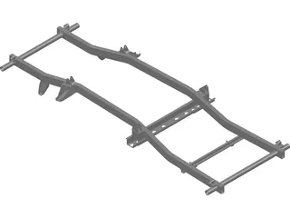 Frame Suzuki SJ 410 3D Model preview
