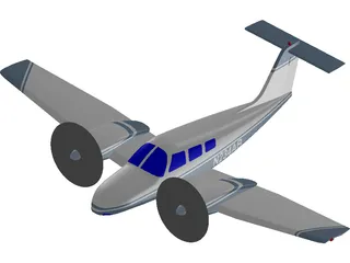Piper PA-44-180 3D Model preview