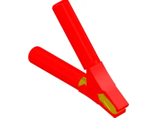 Croc Clip 1000A 3D Model preview