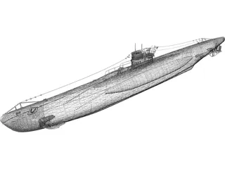 U-99 3D Model preview