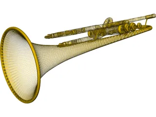 Trumpet 3D Model preview