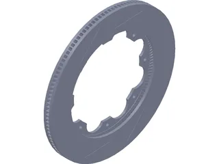 Brake Disc AP 267 3D Model preview