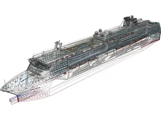 Island Princess 3D Model preview
