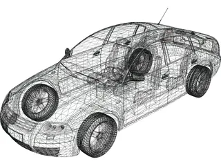Volkswagen Passat 3D Model preview