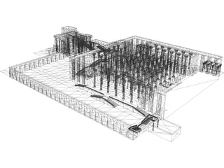Persepolis Ancient City 3D Model preview