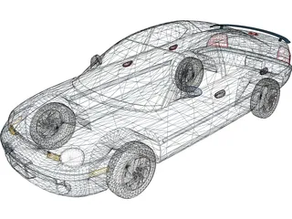 Dodge Neon (1994) 3D Model preview
