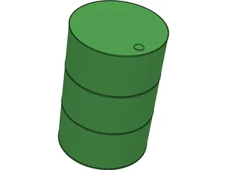 Barrel 3D Model preview