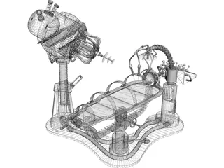 Mad Scientific Medical Device 3D Model preview