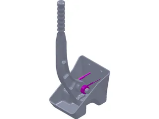 Rally Hand Brake System for AP Pumps 3D Model preview