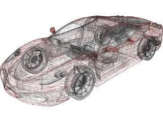 Ferrari F430 (2006) 3D Model preview