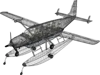 Cessna Caravan 3D Model preview