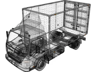 Mitsubishi Fuso 3D Model preview