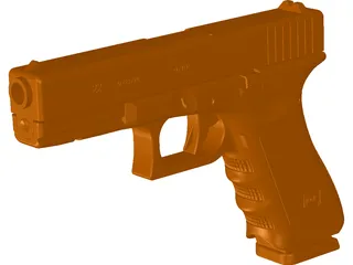 Glock 22 3D Model preview