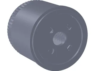 Oil Filter 3D Model preview