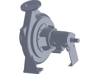 Water Pump 3D Model preview