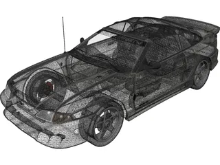 Ford Mustang Saleen 3D Model preview