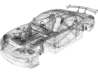 Nissan S15 Silvia Body 3D Model preview