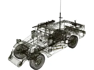 M3 Scout 3D Model preview