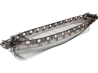 La Creole Hull 3D Model preview