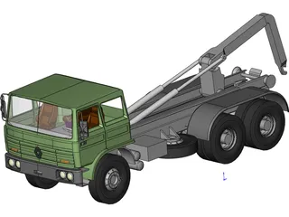 Renault VTL Truck 3D Model preview