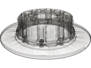 Brake Disc Front 3D Model preview
