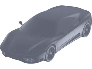 Ferrari 360 Modena 3D Model preview