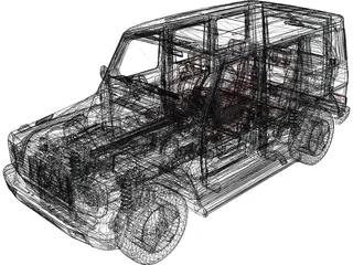 Mercedes-Benz G-class 3D Model preview