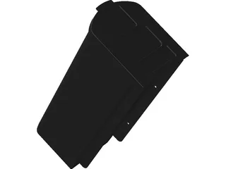 Plastic Mailbox 3D Model preview