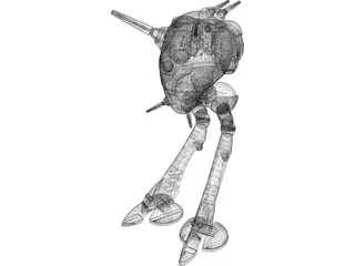 Zentraedi Battlepod 3D Model preview
