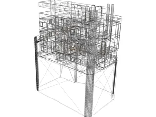 Meier Douglas House 3D Model preview