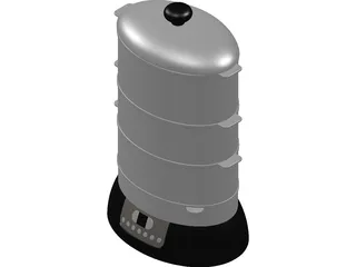 Philips HD9140 Steamer 3D Model preview