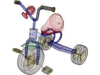 Tricycle 3D Model preview