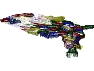 United States Map 3D Model preview