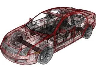 Ford Fusion 3D Model preview
