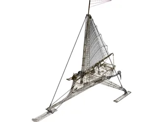 Boat 3D Model preview