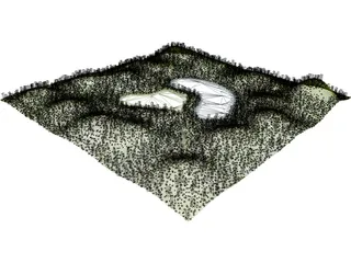 Hill Lake 3D Model preview