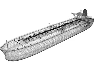 Sirius Star Tanker 3D Model preview