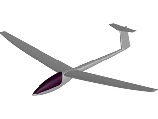 DG 100 Glider 3D Model preview
