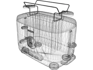 Philips Toaster 3D Model preview