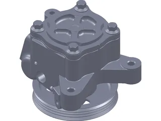 Power Steering Pump Honda Prelude H22A (1993-2001) 3D Model preview