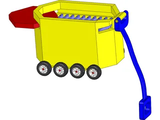 Little Car 3D Model preview