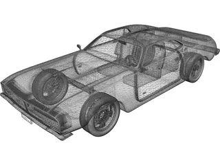 Dodge Charger RT (1969) 3D Model preview