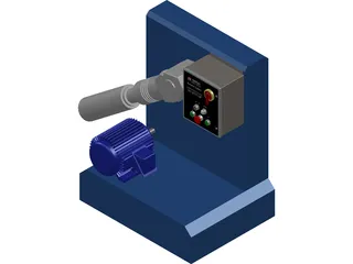Cryogenic Pump 3D Model preview