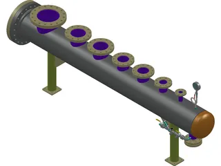 Steam Header 3D Model preview