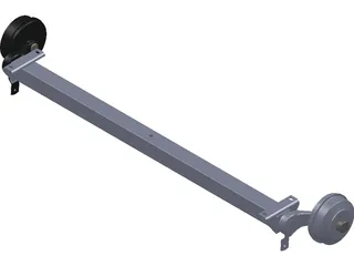 Axle 3D Model preview
