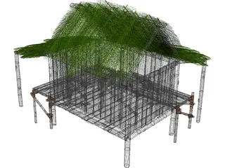 Bungalow 3D Model preview