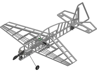 RC Yak 54 3D Model preview