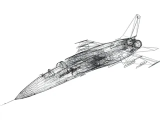 JH-7A 3D Model preview